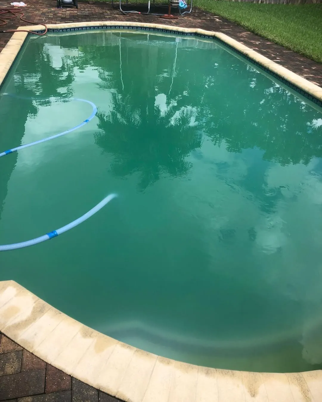 Before Pool Maintenance Service Client 05