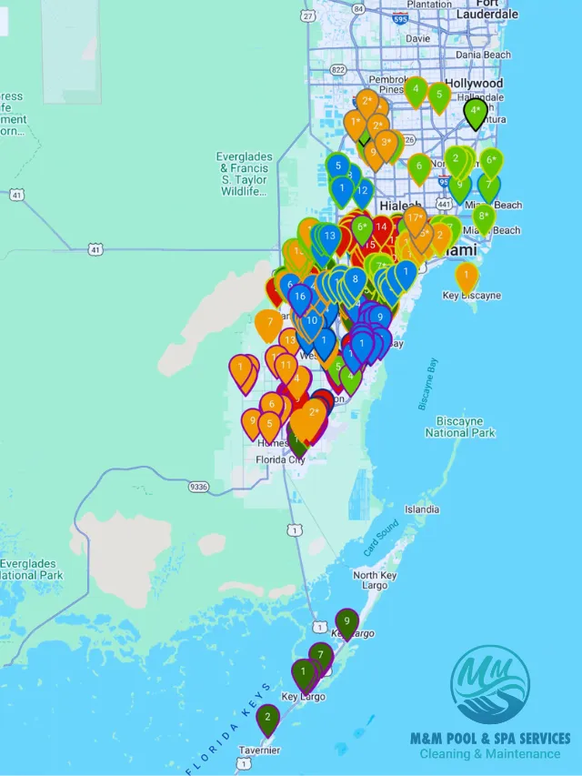 Clients Map Picture MM Pool and Spa