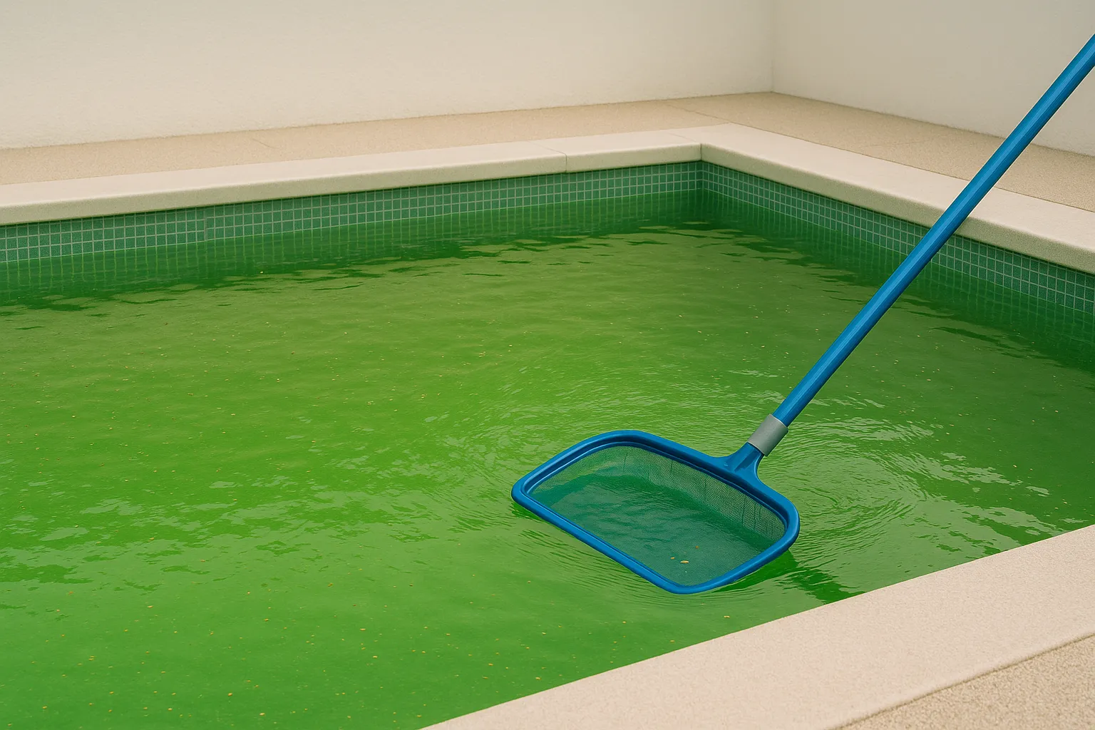 how to clean a green pool yourself
