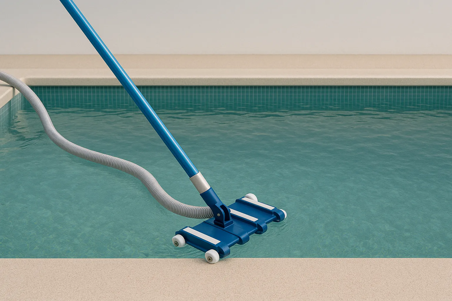 how to vacuum a pool manually