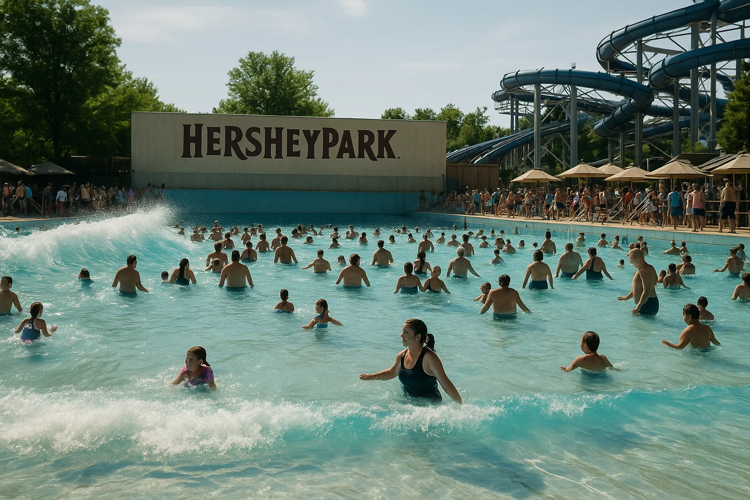 Hershey Park Wave Pool safety tips