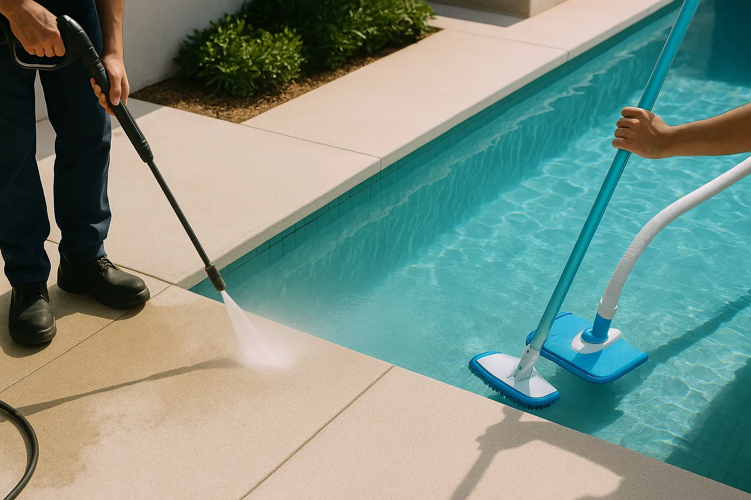 Pressure Wash vs Vacuum