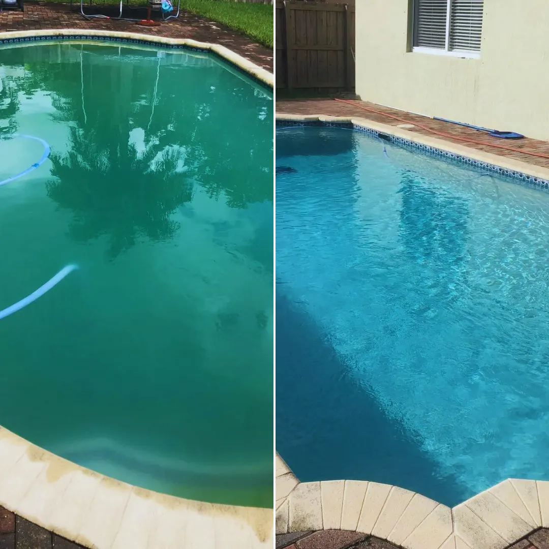 green to clean pool service in cutler ridge drive, cutler bay