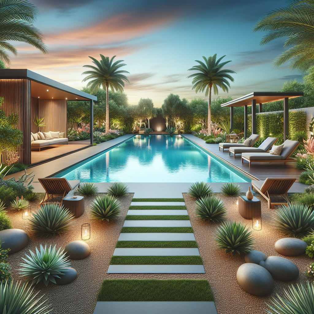 Featured Image Modern Pool Landscaping Ideas to Upgrade Your Backyard