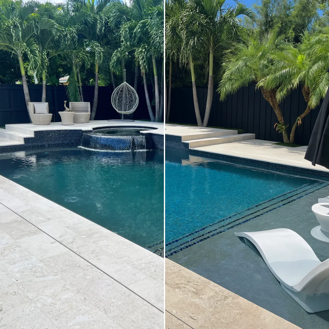 pool cleaning before and after in kendale lakes