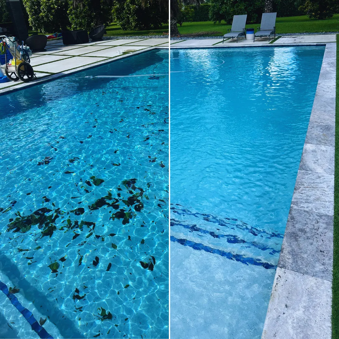 pool cleaning service in country club estates in aventura