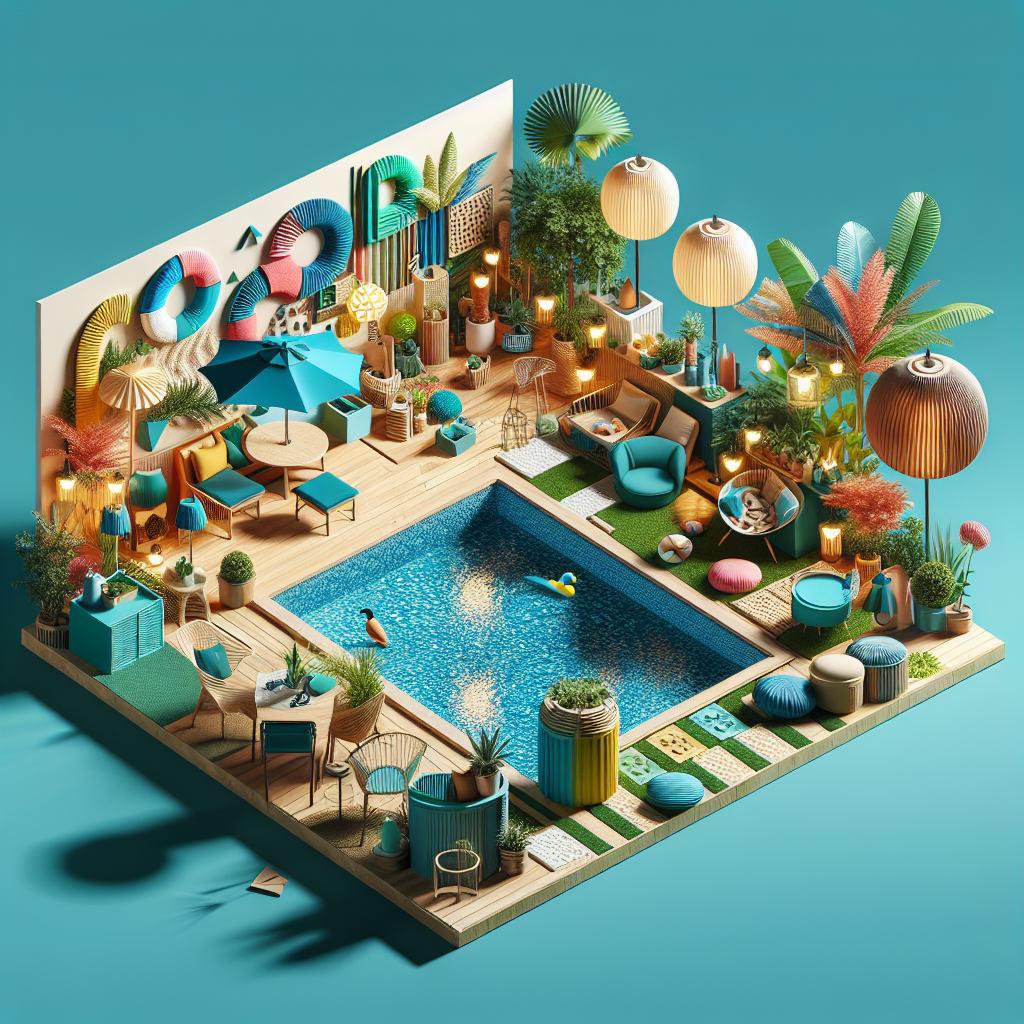 Featured Image Pool Décor Using Recycled Materials: Stylish & Sustainable